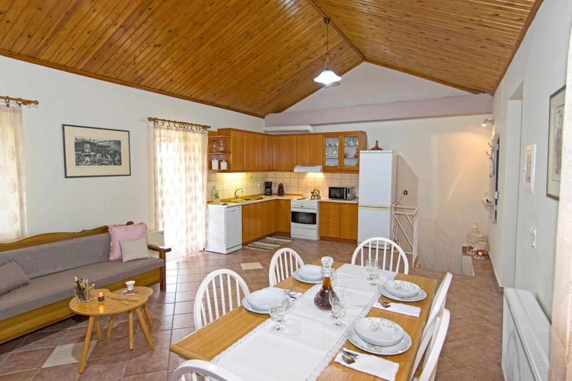 Aoria Traditional House With Stuning Mountain View Loulos Extérieur photo